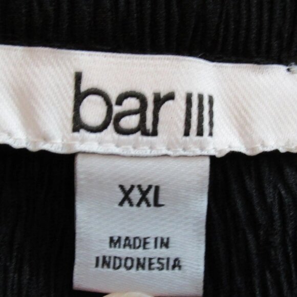 Bar III Women's Wide-Leg Cropped Pull-On Pants, Black, XXL - Picture 3 of 6